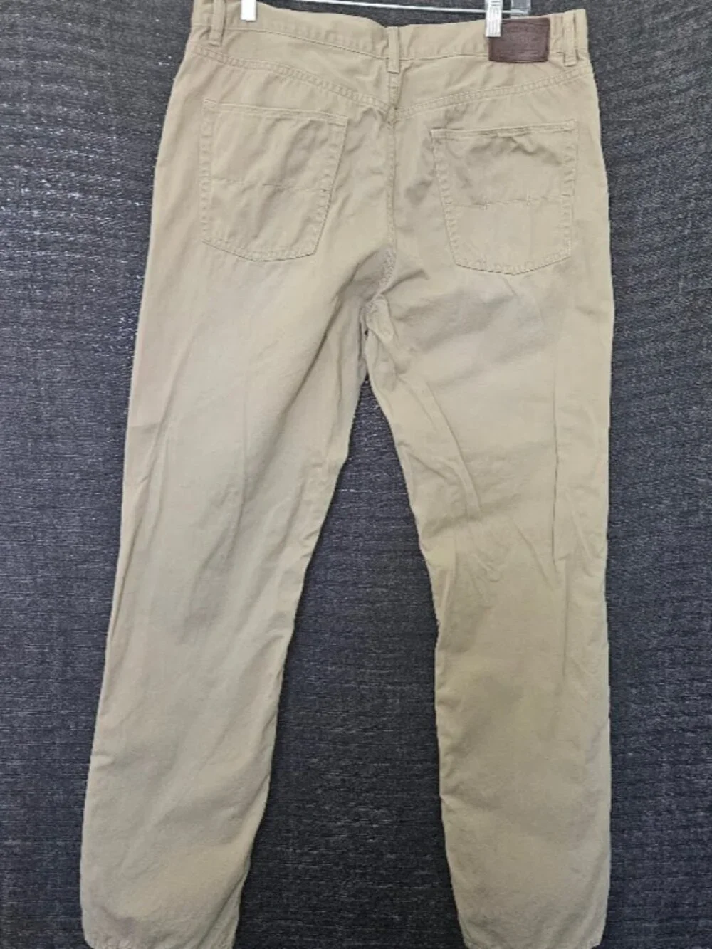Polo Ralph Lauren 650 Straight Leg Chino Pants Mens 36x34 Tan Khaki Cotton Twill